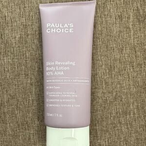 Paulas Choice Skin Revealing Body Lotion 10% AHA Sealed Full Size 7fl oz/210ml